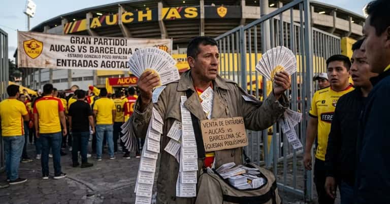 Hinchas de Barcelona SC denuncian sobreventa de entradas y aglomeraciones en Quito