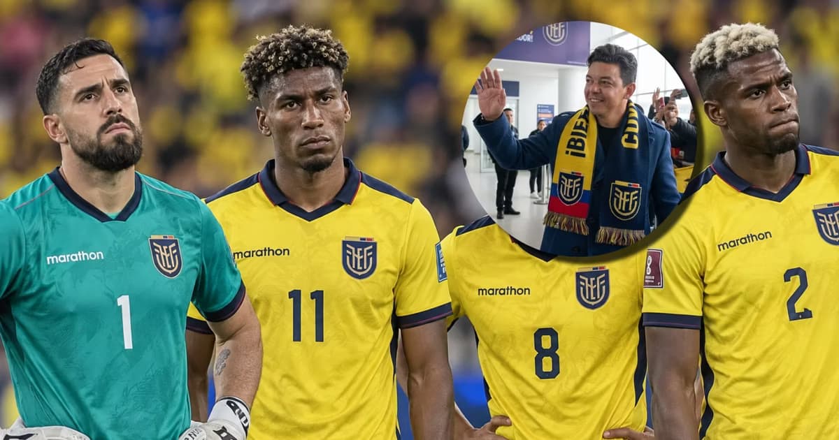 La selección de de Ecuador y Gallardo