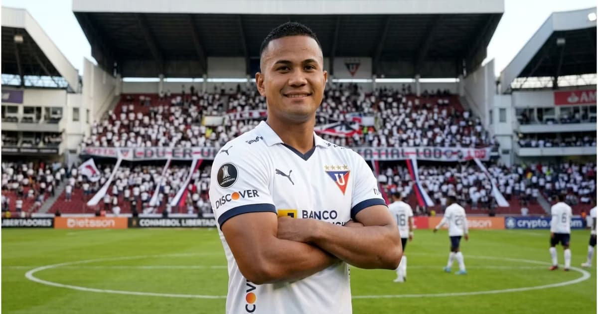 Edinson Mero con la camiseta de LDU