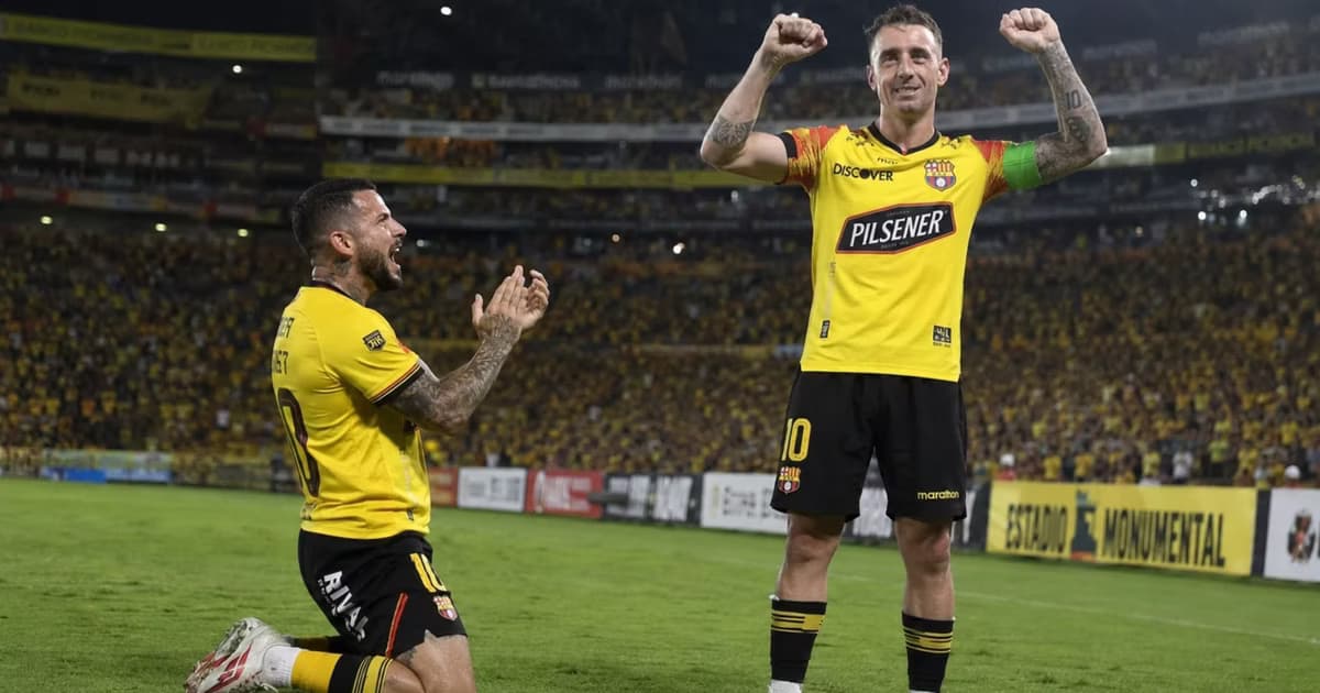 Darío Benedetto y Damián Díaz con Barcelona SC