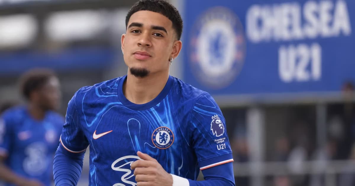 Kendry Páez con el Chelsea U21