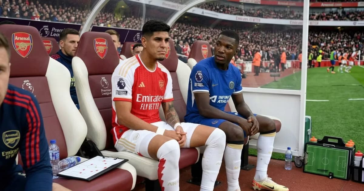 Piero Hincapié y Moisés Caicedo juntos