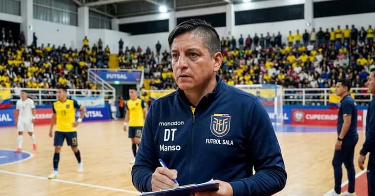 Damián Manso se convierte en nuevo entrenador de la Selección de Ecuador de Fútbol Sala