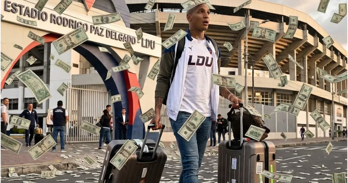 Deyverson saliendo de LDU