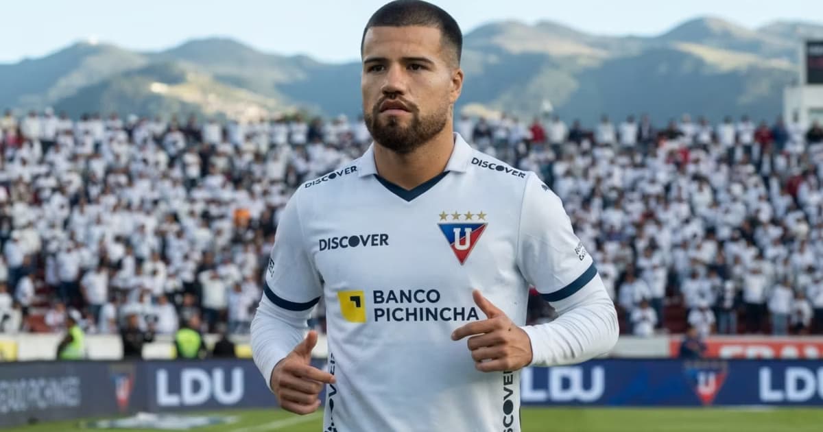 Marcelo Weigandt con la camiseta de LDU