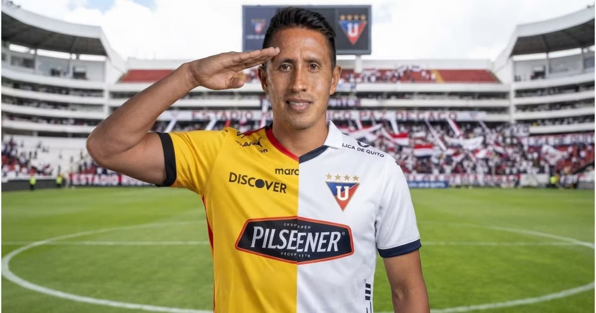 Franklin Guerra con la camiseta de LDU y BSC