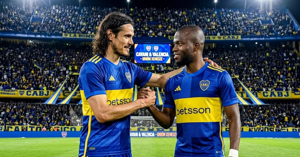 Edinson Cavani y Enner Valencia
