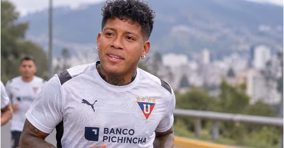 Richard Mina entrenando