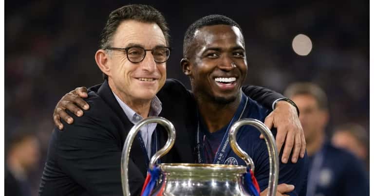 Willian Pacho a Michell Deller tras ganar la Champions League: "Sin usted, no hubiera sido posible"