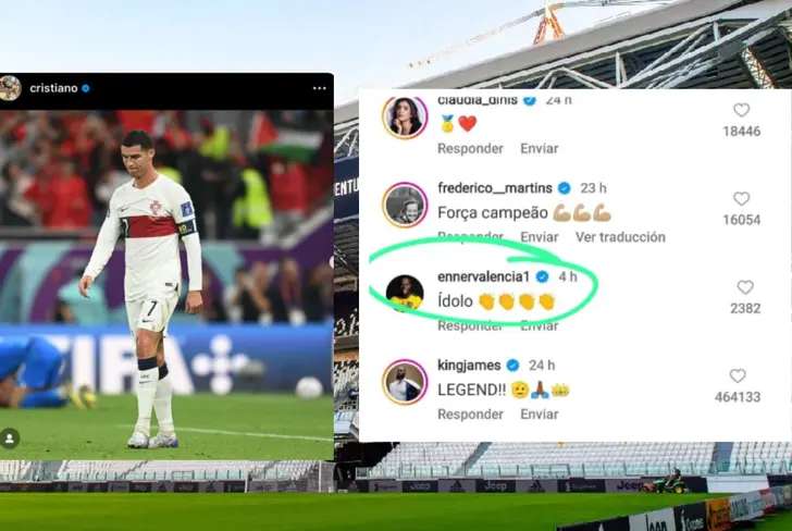 El mensaje de Enner Valencia a Cristiano Ronaldo