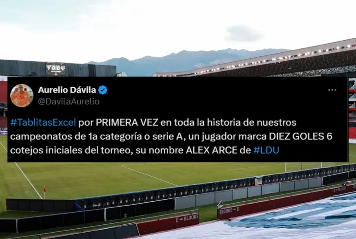 Récord que rompió Alex Arce con Liga de Quito en la Liga Pro 2024