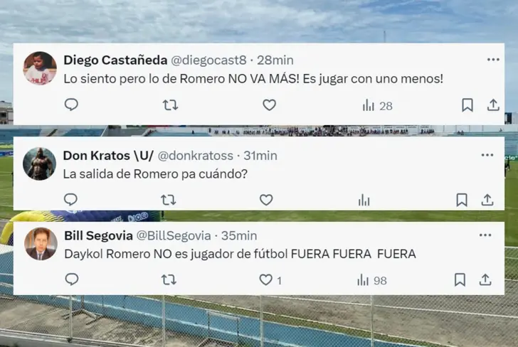 Hinchas de Liga de Quito enojados con Daykol Romero
