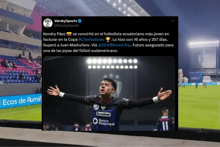 Reacción Varsky  al gol de Kendry Páez