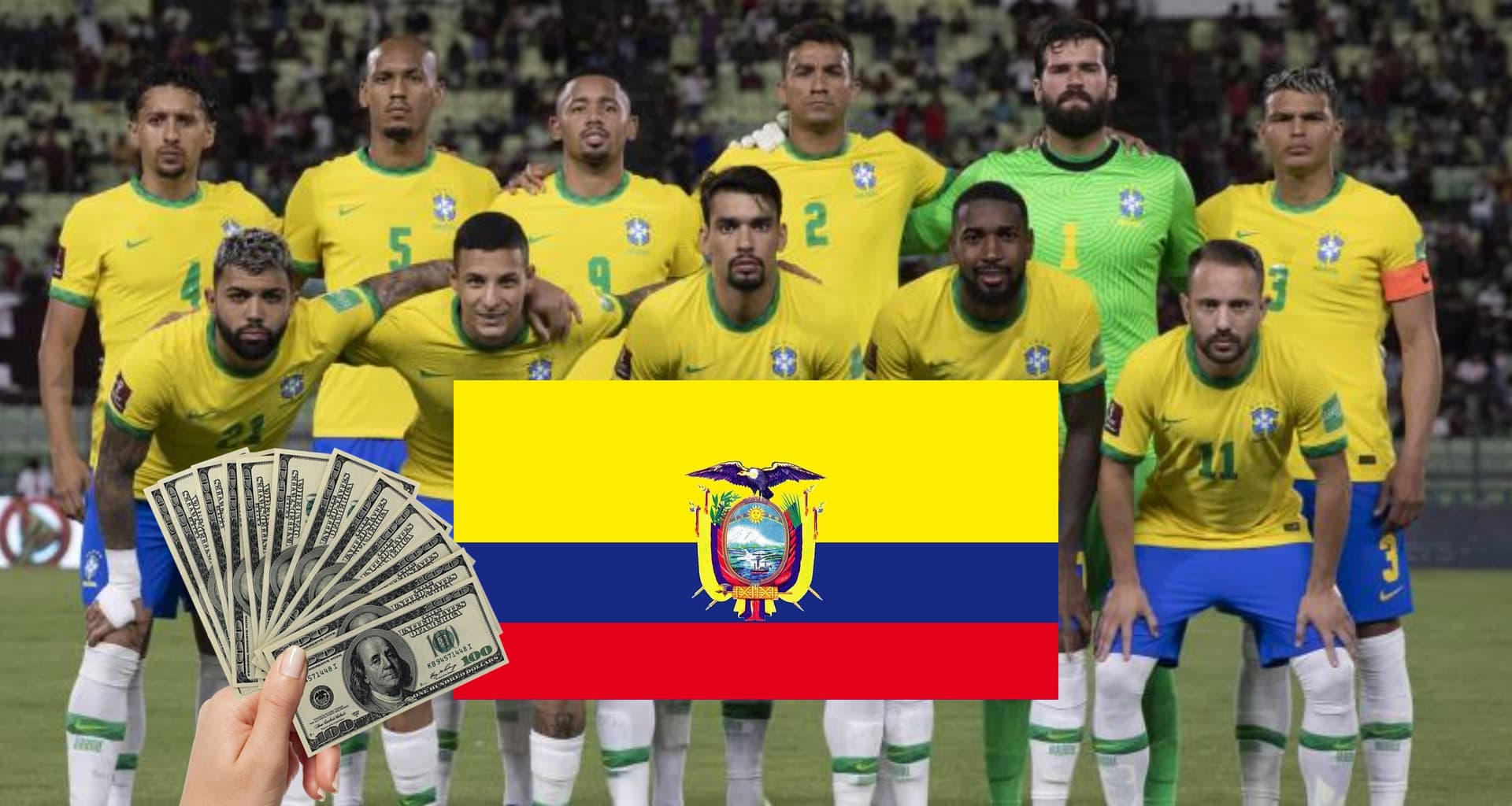 A pesar de de que hay jugadores con valores estratosféricos en Brasil, hay 4 elementos que ni juntos igualan a Pervis Estupiñán