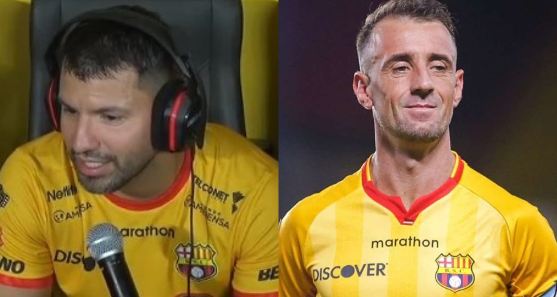 A Sergio Agüero le preguntaron por Damián Díaz, con quien compartió cancha en Barcelona SC, y esto fue lo que hizo