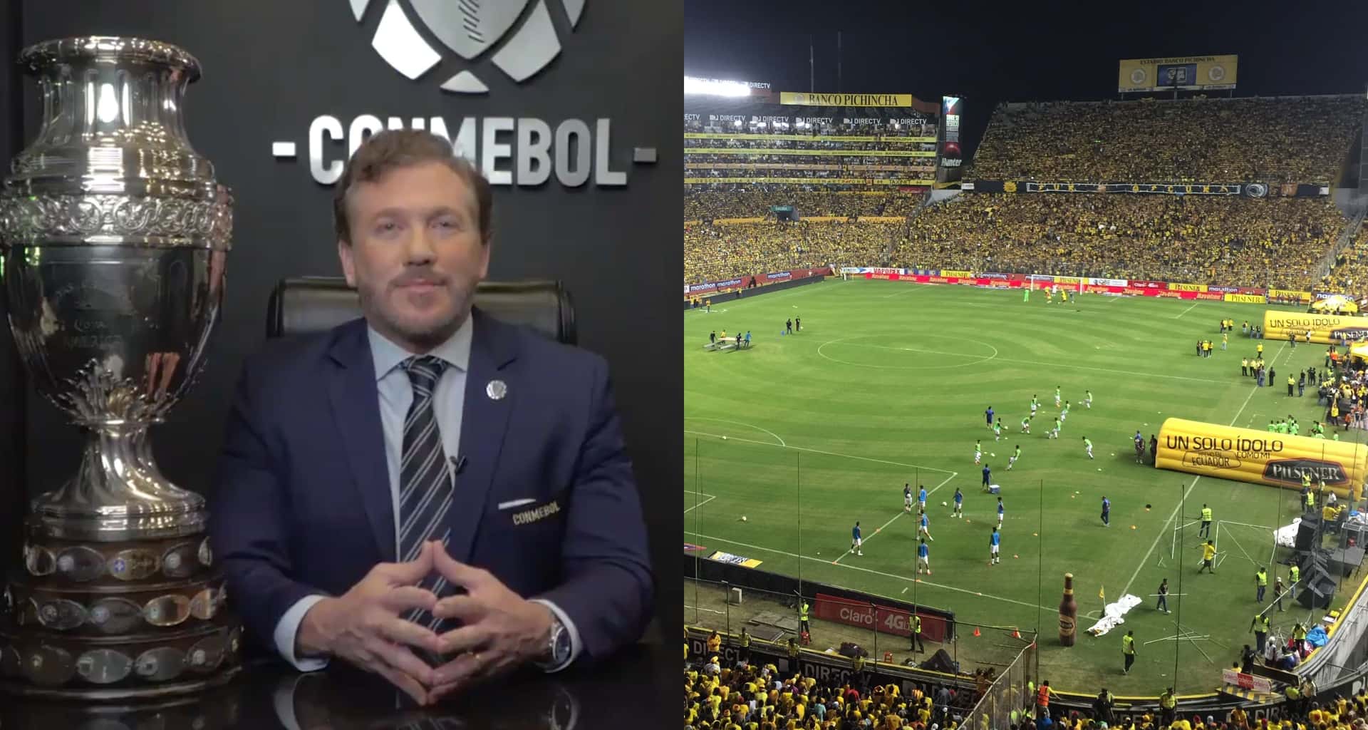 Ahora el Presidente de la Conmebol habló sobre la final de la Libertadores en el Monumental, cuando desde Brasil la ponían en peligro y que cambiarían de sedeLasso dio una respuesta definitiva sobre la final de Libertadores en el Monumental