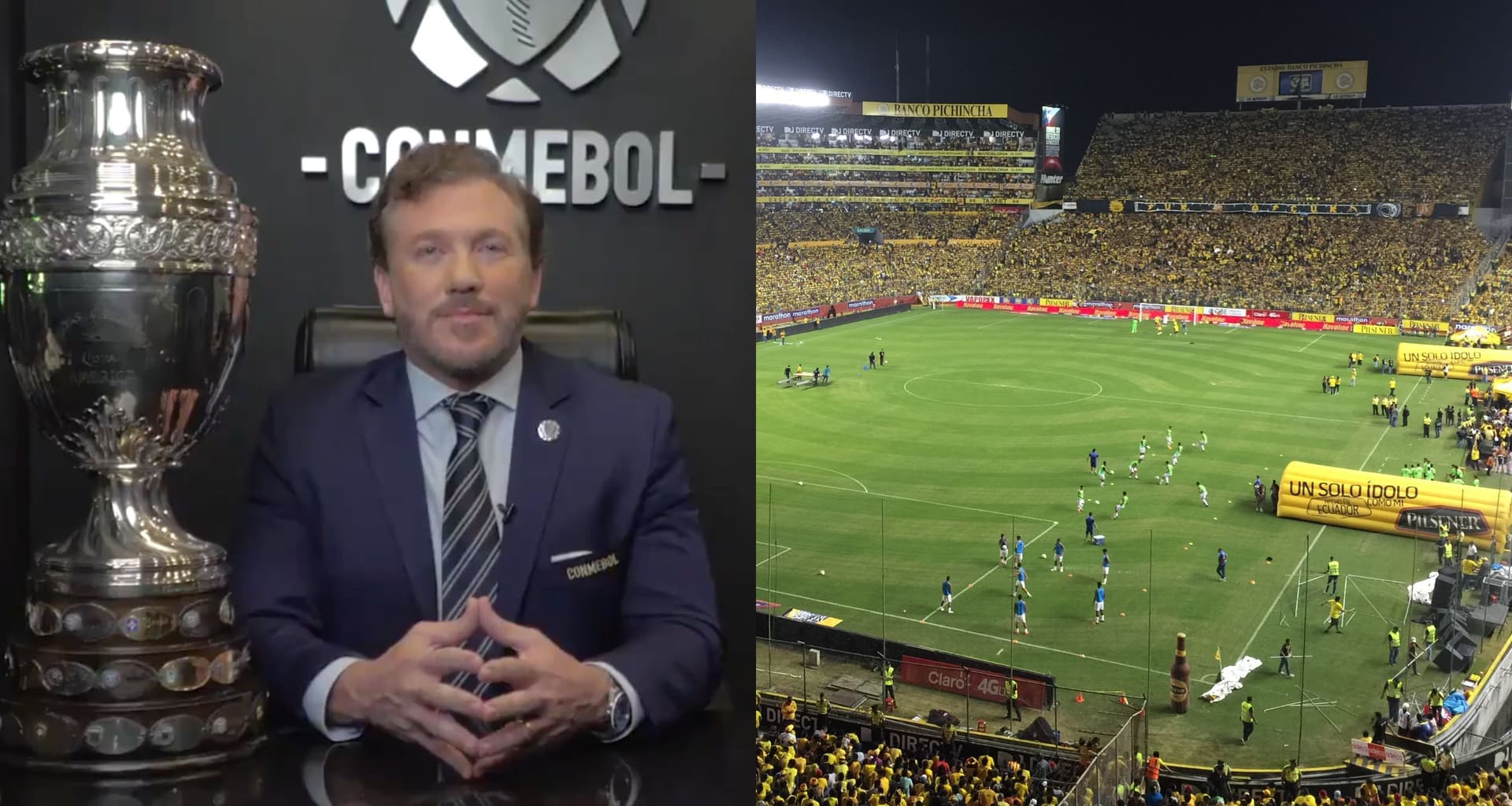 Ahora el Presidente de la Conmebol habló sobre la final de la Libertadores en el Monumental, cuando desde Brasil la ponían en peligro y que cambiarían de sedeLasso dio una respuesta definitiva sobre la final de Libertadores en el Monumental