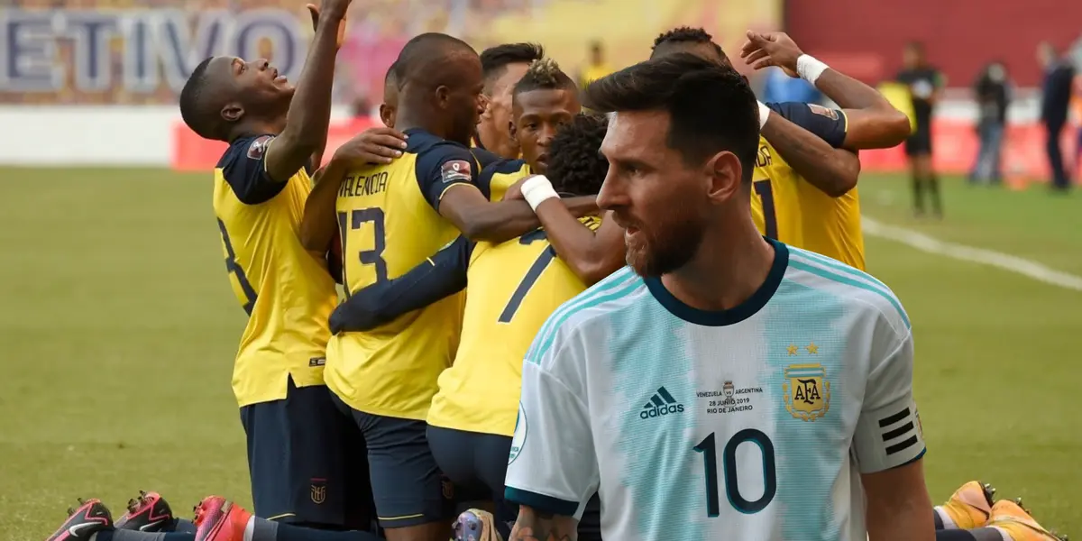 Al ecuatoriano lo han criticado durante toda la eliminatoria, pero tiene los mismos goles que Lionel Messi