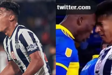 Alan Franco no se escondió ante un jugador de Boca Juniors que lo quiso amedrentar