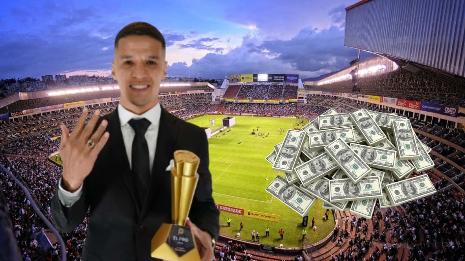 Alex Arce y dinero / Foto de: El Futbolero Ecuador