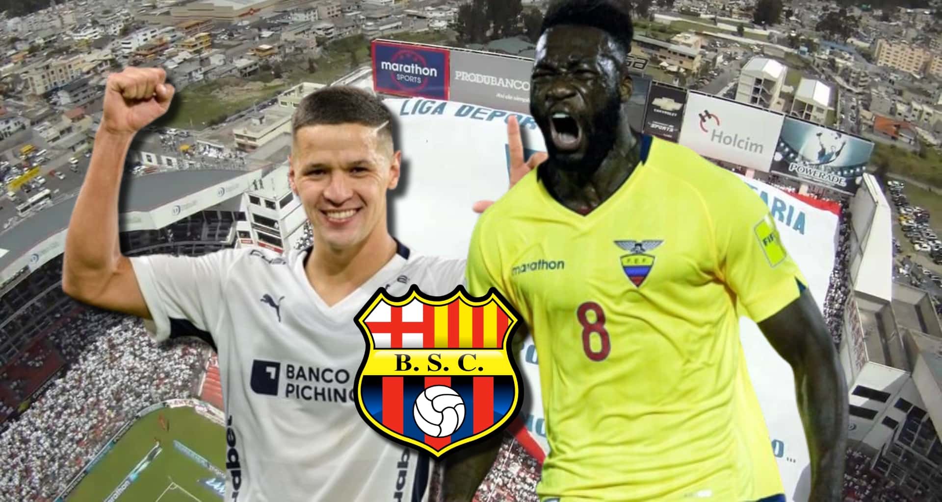 Alex Arce y Felipe Caicedo / Foto: API