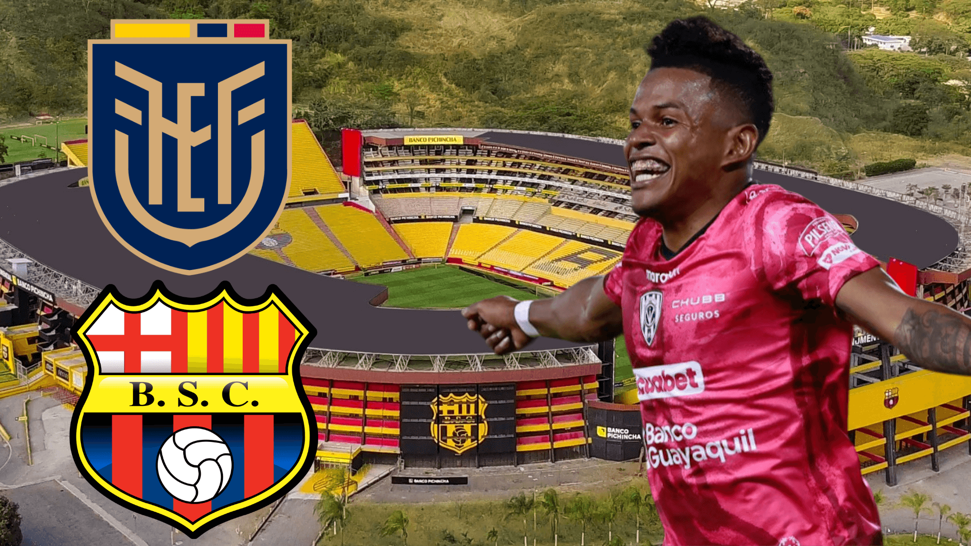 Alexander Bolaños en el Estadio Monumental (Foto tomada de: Barcelona SC/API/Wikipedia)