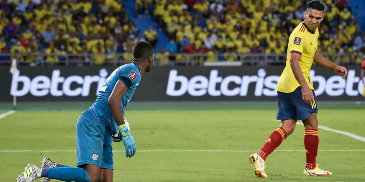 Alexander Domínguez fue la figura de la Selección Ecuatoriana en el empate contra Colombia pero Radamel Falcao se burló aunque finalmente le anularon el gol y Dida contó lo que le dijo