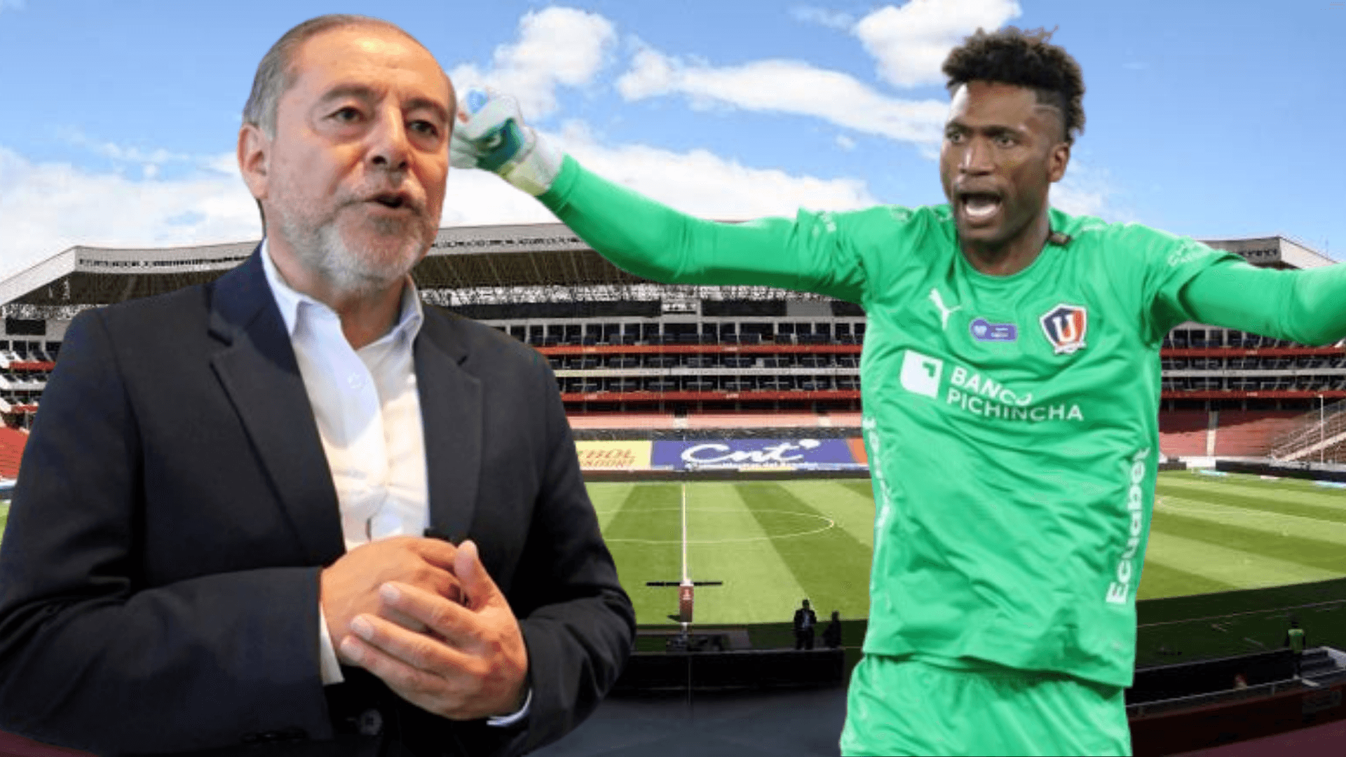 Alexander Domínguez se cansó tras lo que fue el partido