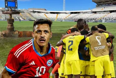Alexis Sánchez disparó contra los estadios chilenos. Por su parte, así se ve el vestuario de Ecuador. 