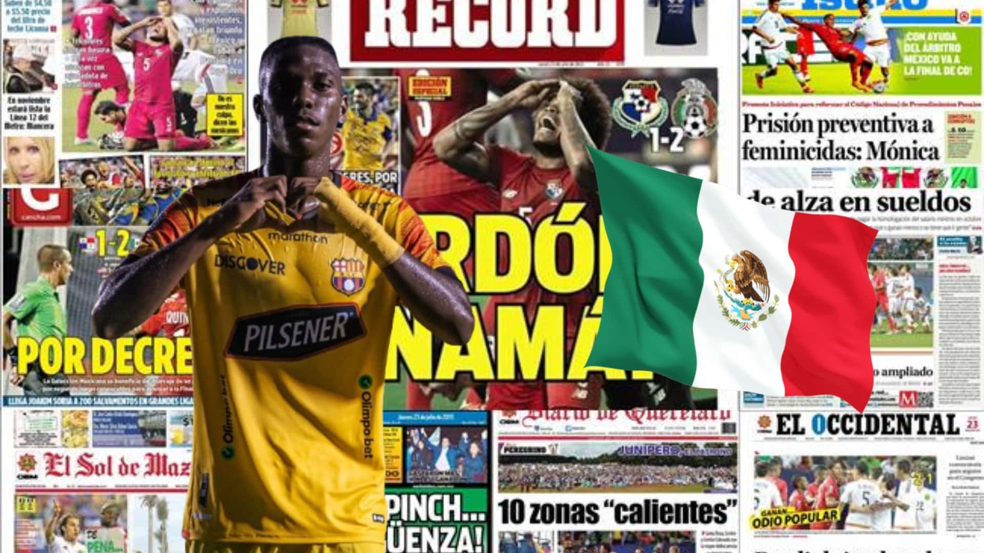 Allen Obando y medios emxicanos / Foto de: El Futbolero Ecuador