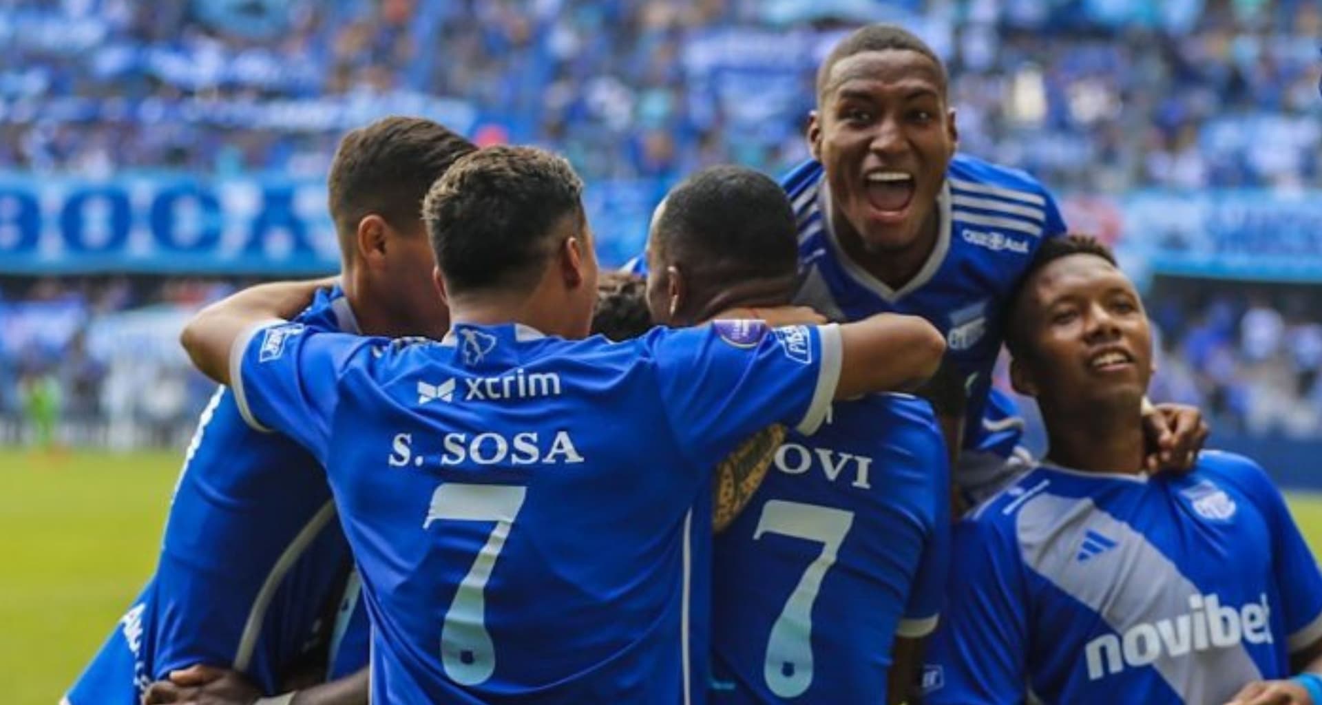 Aníbal Chalá le dio la ventaja a Emelec