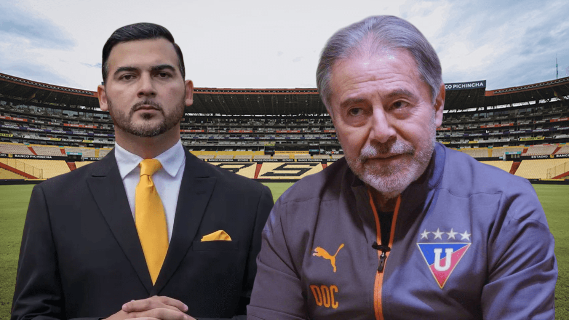 Antonio Álvarez e Isaac Álvarez (Foto tomada de: Municipio de Guayaquil/API/Liga de Quito)