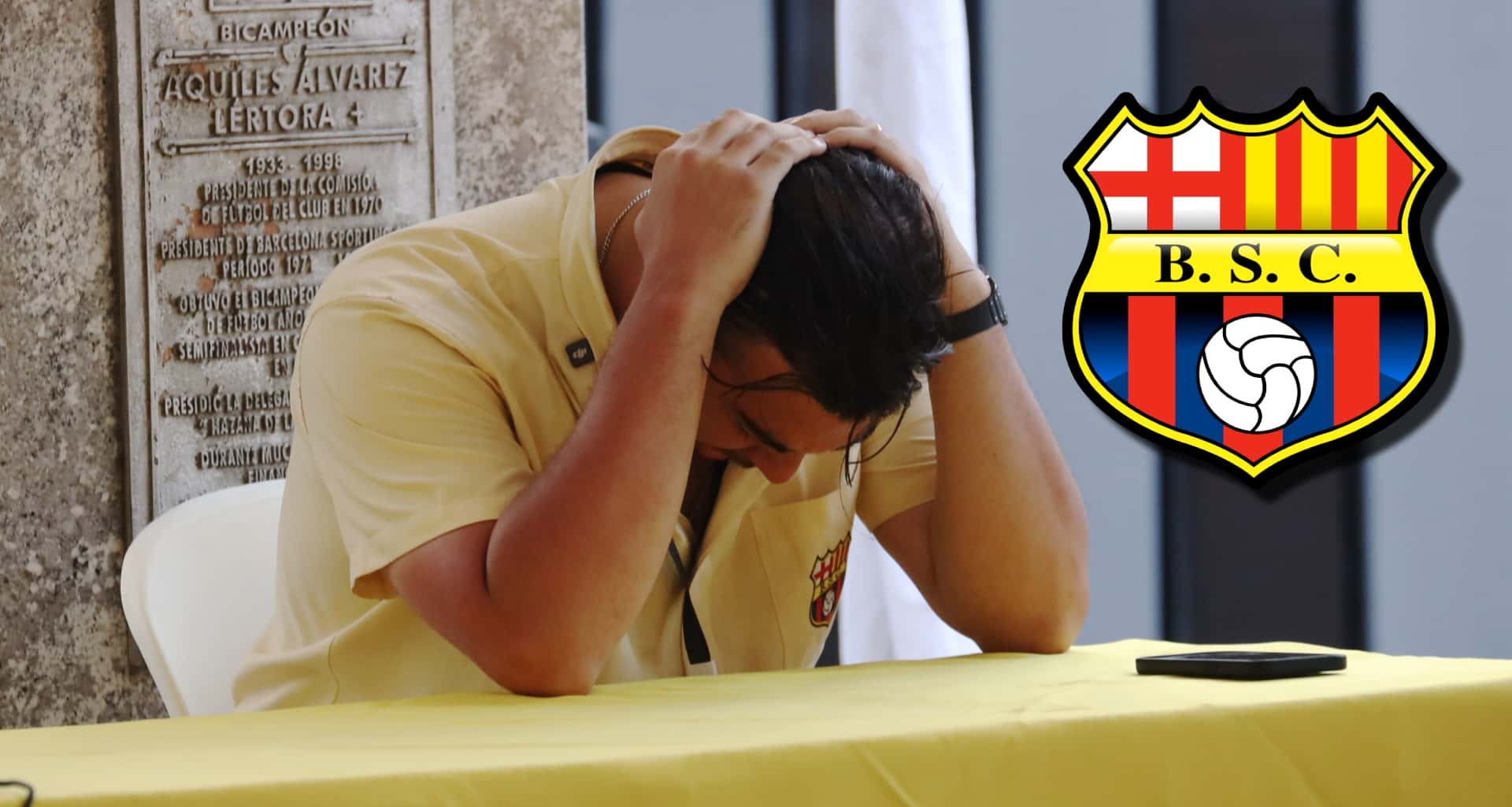 Antonio Álvarez en las elecciones de Barcelona SC / Foto: API