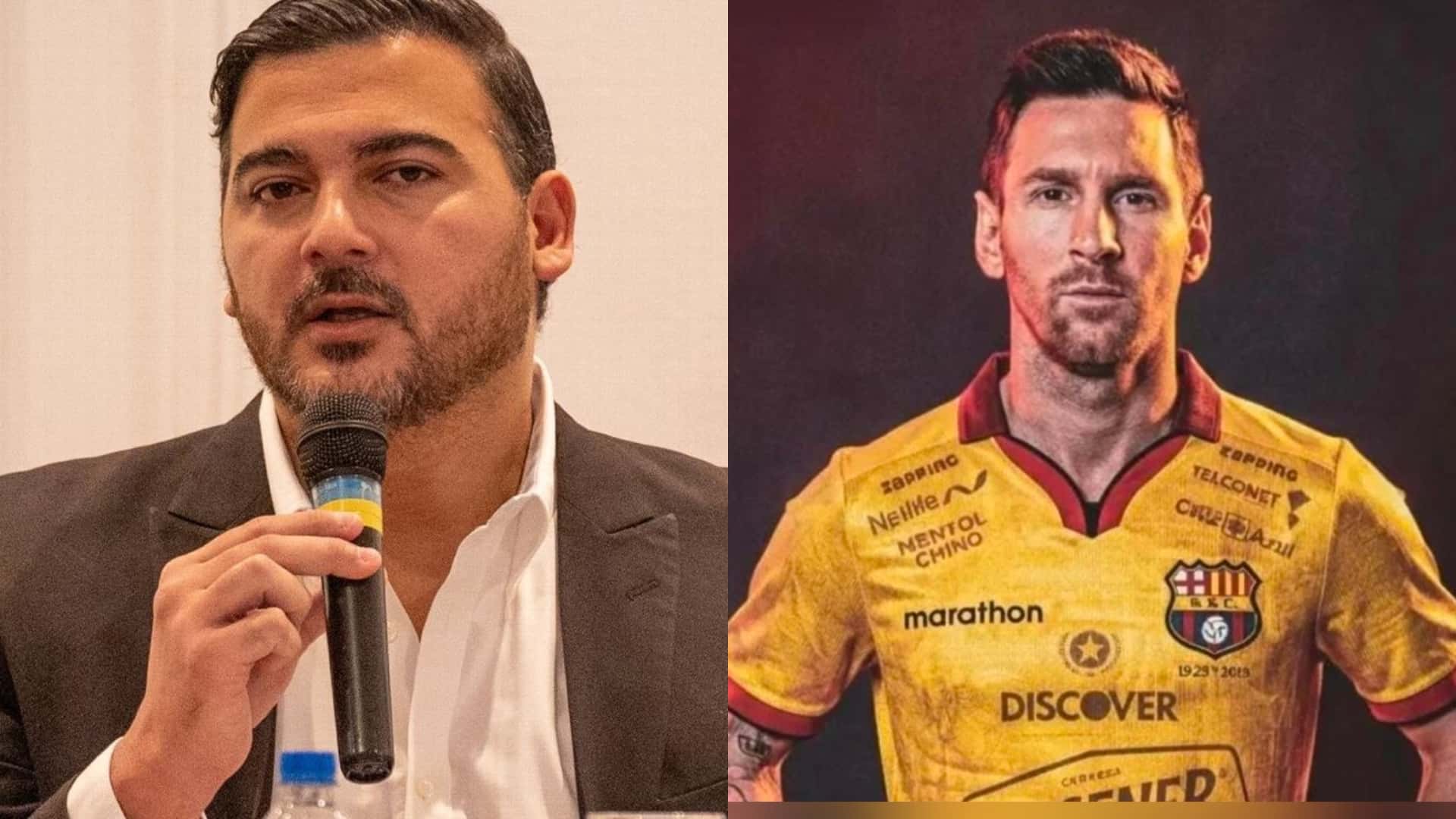 Antonio Álvarez-Lionel Messi-Barcelona SC / Foto: Un Solo Ídolo
