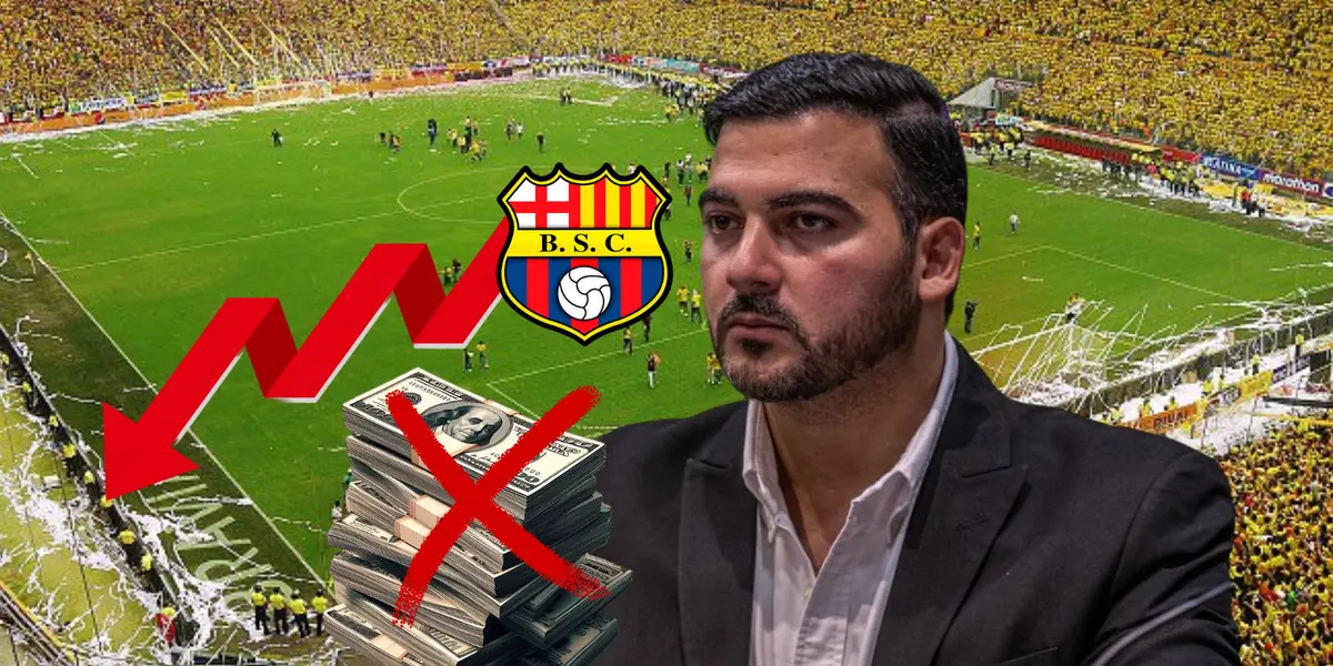 ¿Creció el déficit? Lo que debe en total Barcelona SC con el nuevo préstamo de Antonio Álvarez