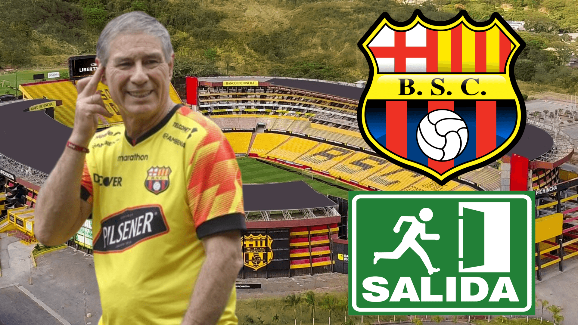 Ariel Holan en el Estadio Monumental (Foto tomada de: Barcelona SC/AC/Wikipeida)