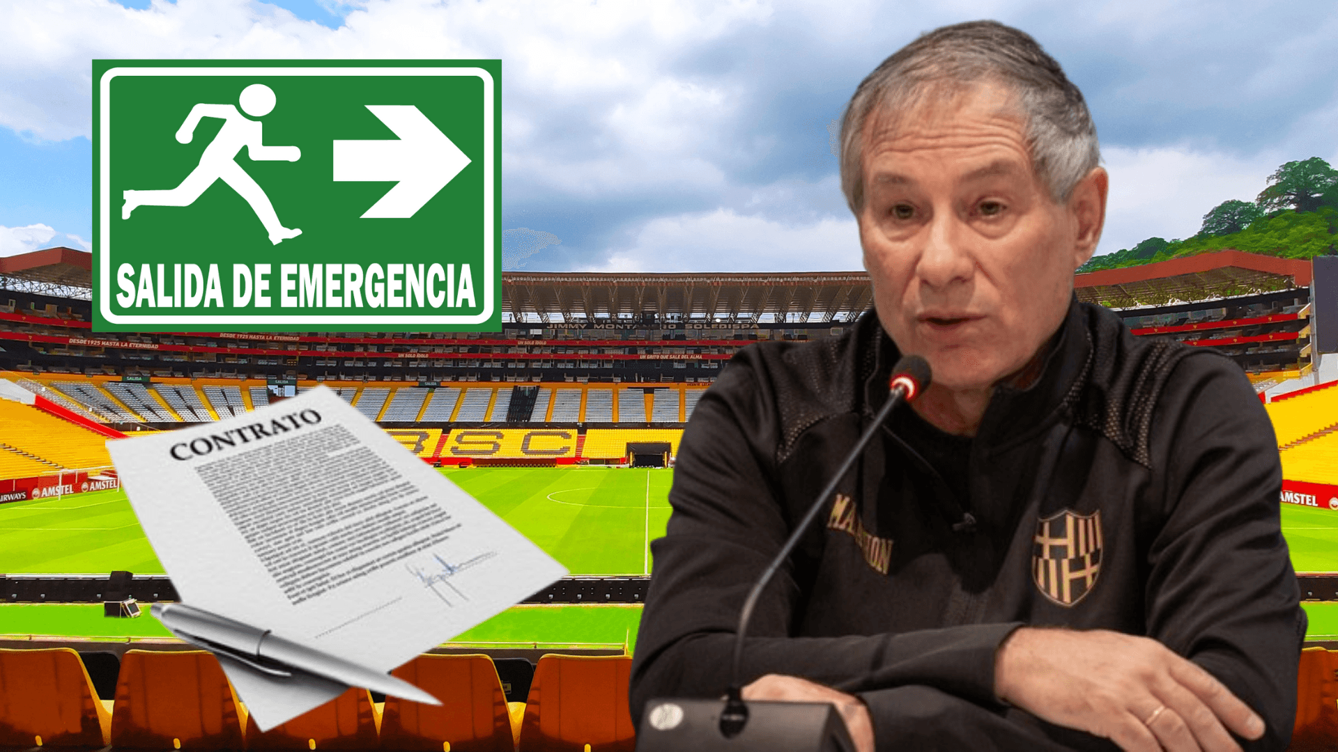Ariel Holan (Foto tomada de: Barcelona SC/Ariel Holan/AC Planeta Fuego/T4 Franquicias)