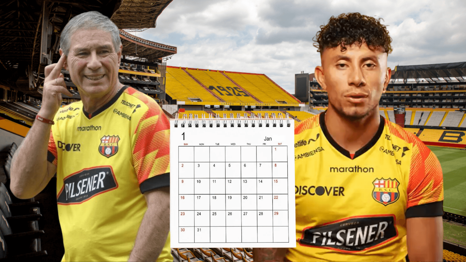Ariel Holan y Joao Rojas (Foto tomada de: Primicias/Barcelona SC/API)
