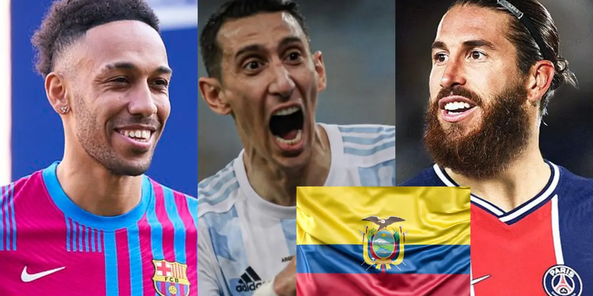 Aubameyang, Di María y Sergio Ramos están en equipos top de Europa, sin embargo un ecuatoriano los superó en precio y la rompe en su equipo