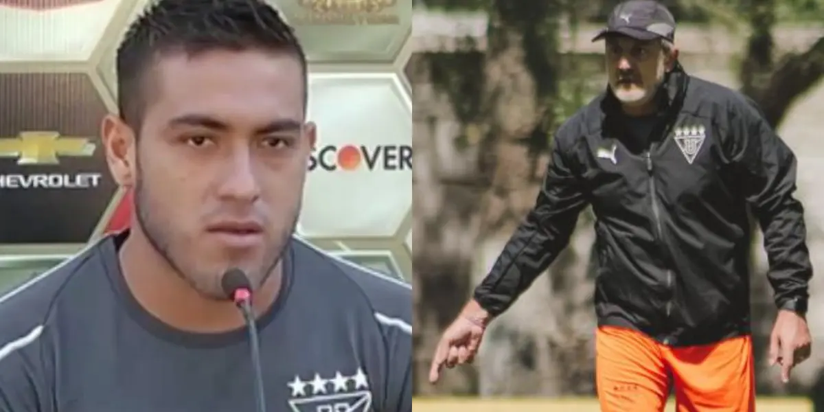 Aunque Andrés Chicaiza dijo que quería volver, Pablo Marini no lo tiene en cuenta en Liga de Quito hasta la última práctica que tuvieron