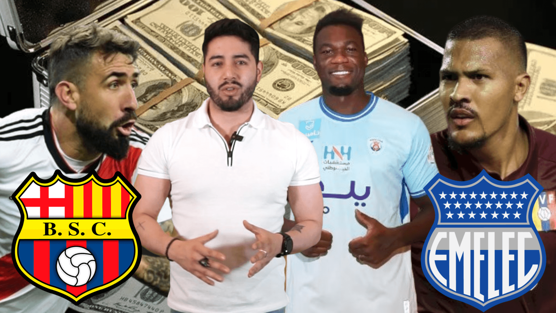 Barcelon SC y Emelec quieren romper el mercado para el 2024