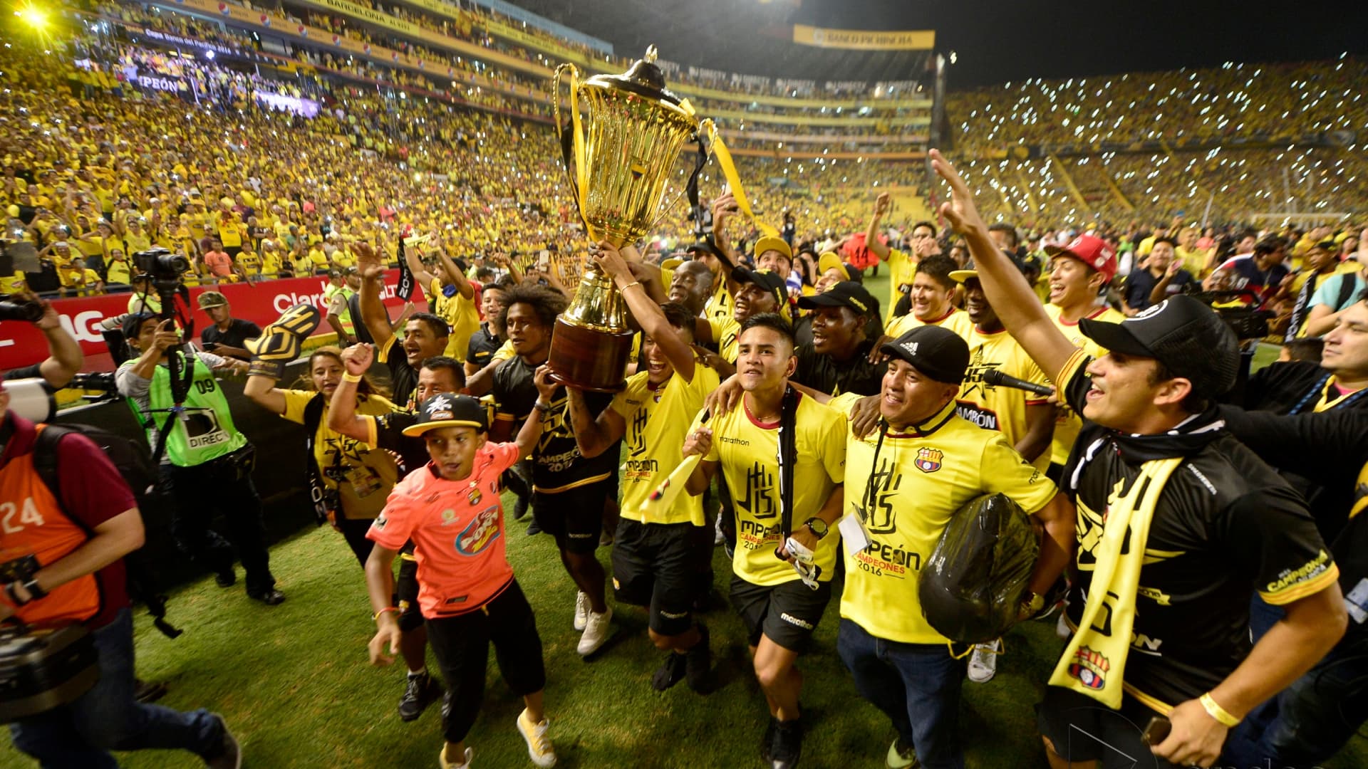 Barcelona SC campeón en 2016 / Foto tomada de: API