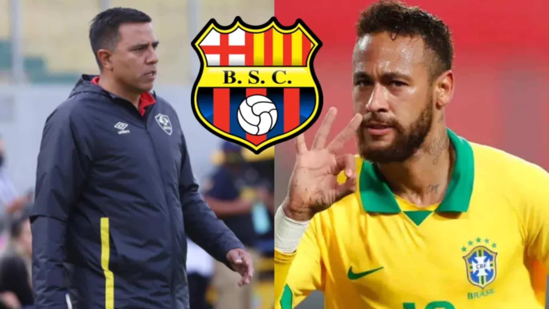 Barcelona SC-César Farías-Neymar