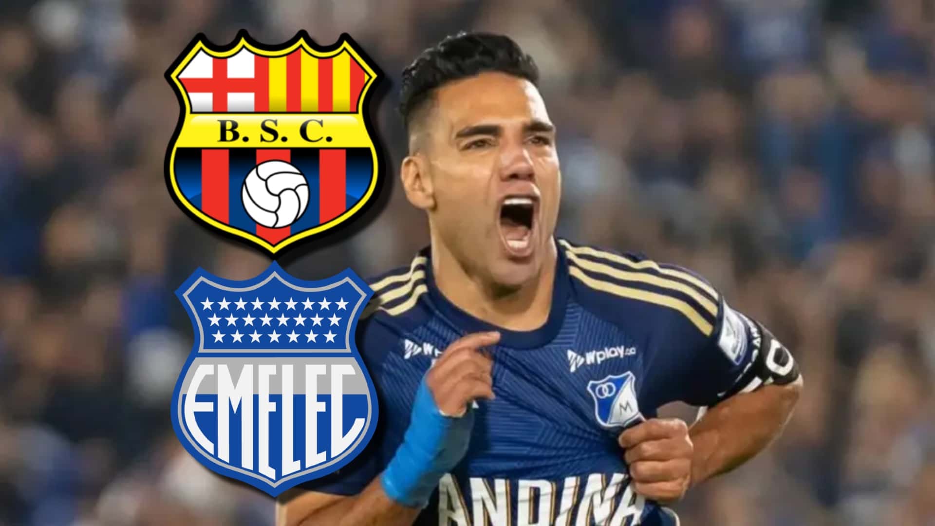 Barcelona SC-Emelec-Radamel Falcao