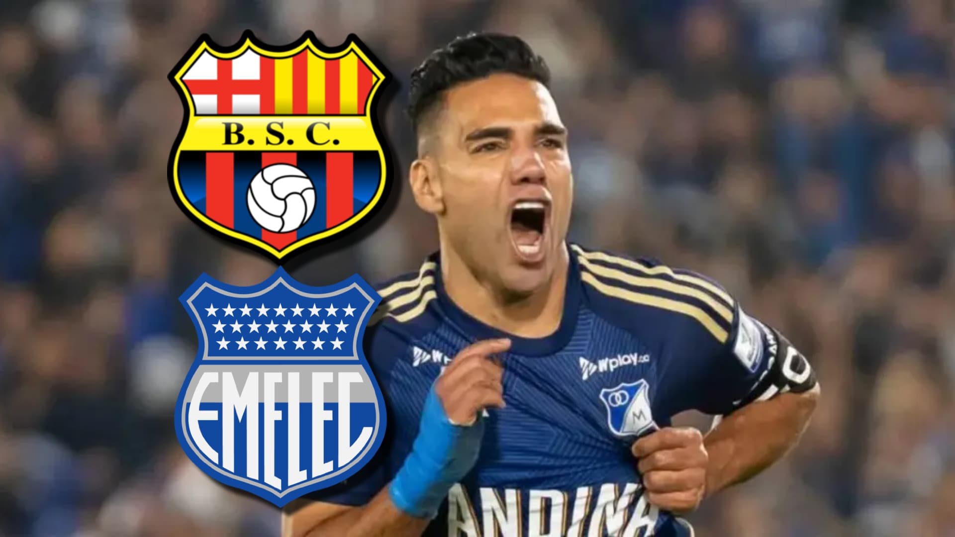 Barcelona SC-Emelec-Radamel Falcao