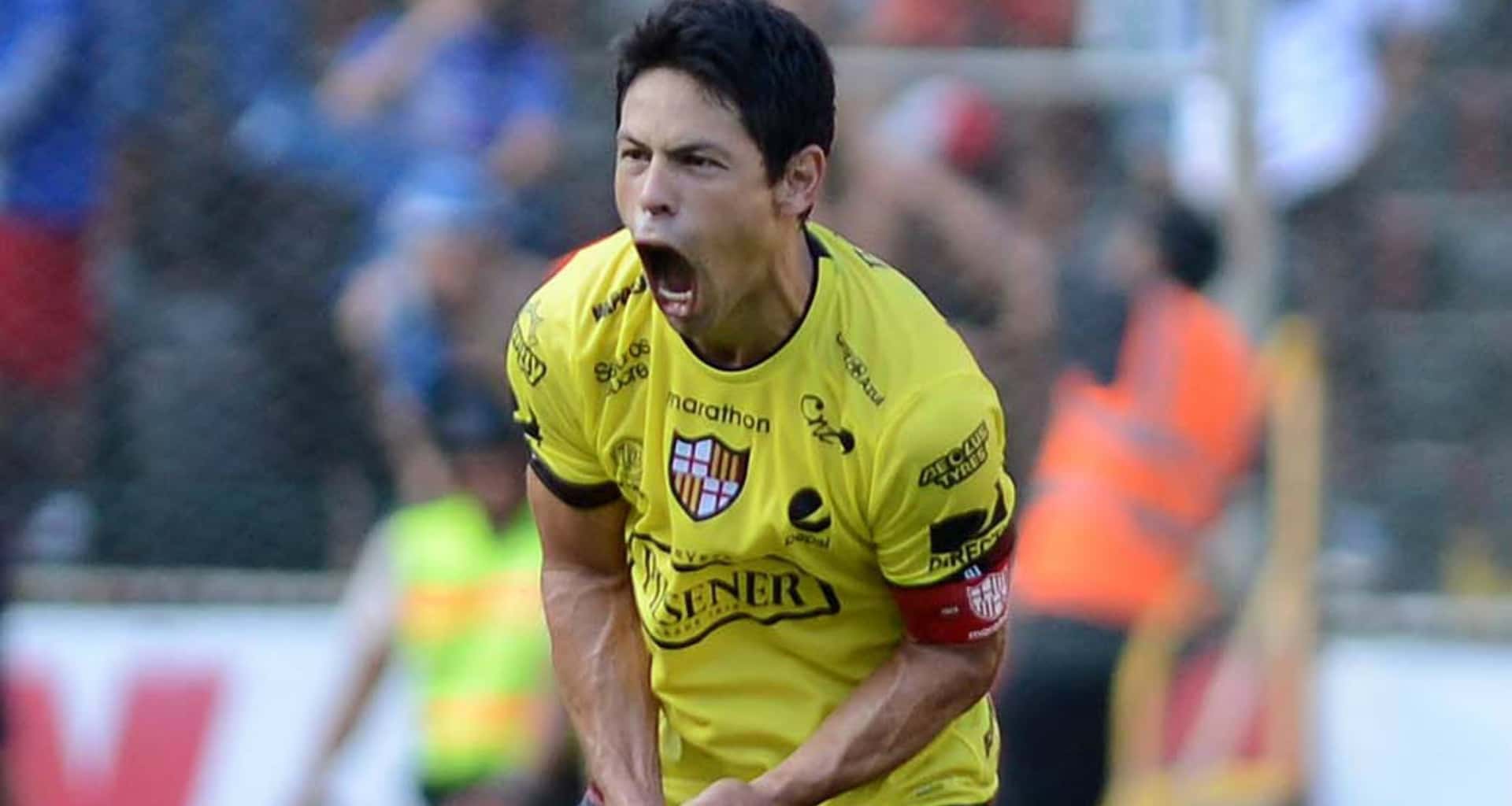 Barcelona SC hará su presentación en la Noche Amarilla y Matías Oyola, tal parece, está resentido