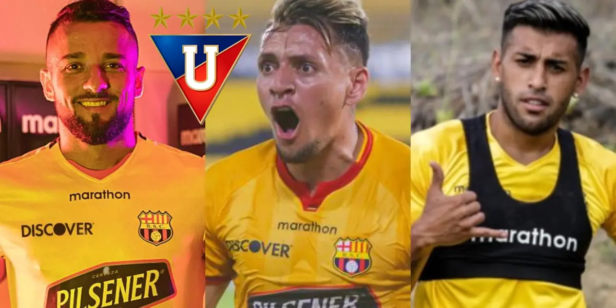 Barcelona SC tiene a tres jugadores en lista de salida, entre ellos Carlos Garcés a quien lo ponen como siguiente objetivo de Liga de Quito aunque tiene números para el olvido el 2021