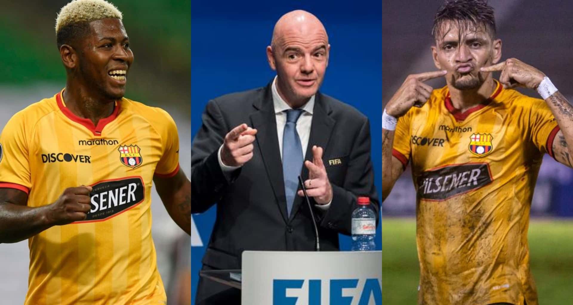 Barcelona SC tiene una cláusula que Carlos Garcés y Gabriel Cortez no jueguen ante ellos, esto dijo la FIFA