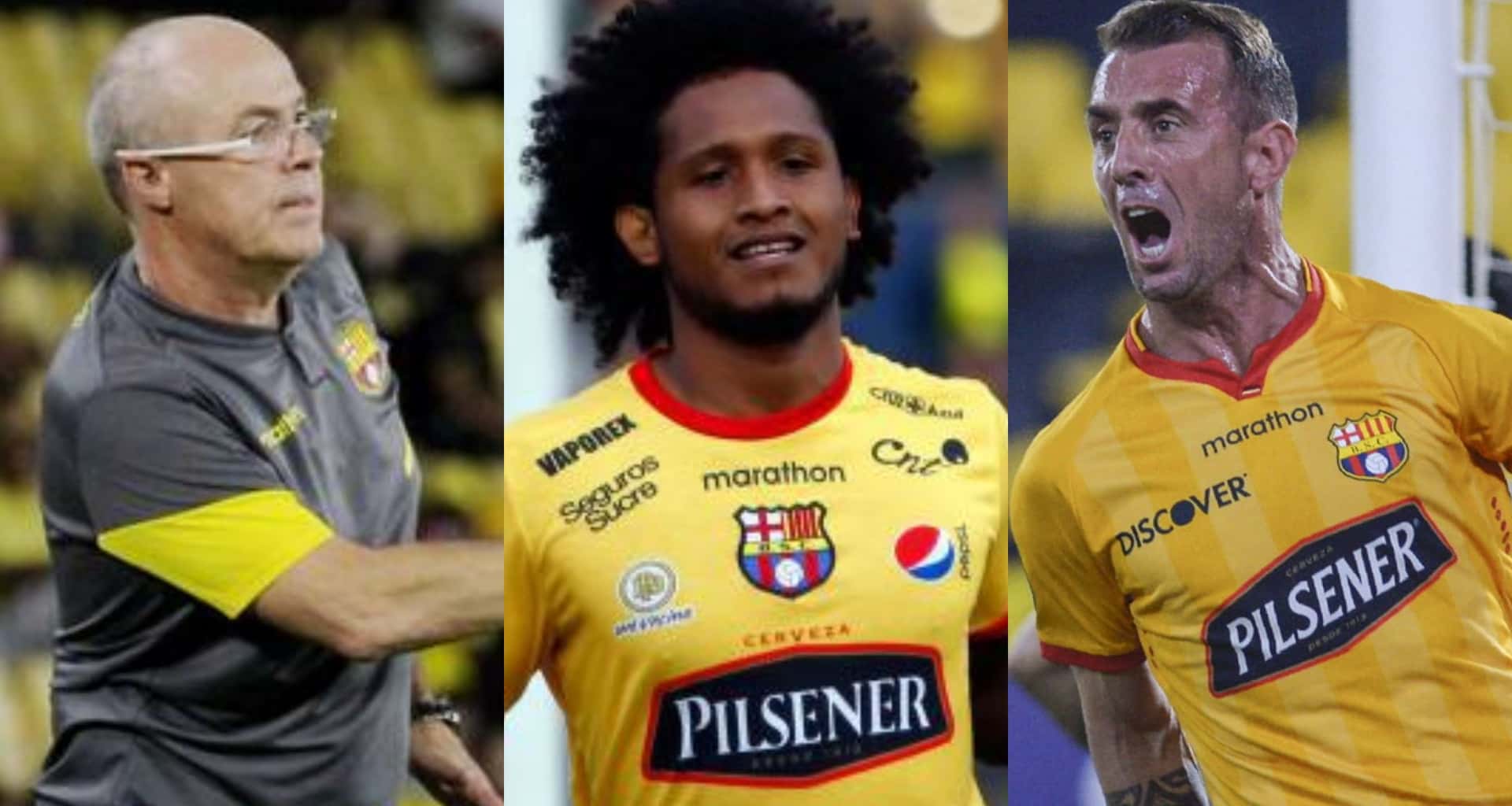 Barcelona SC ya está trabajando en las canteras y Jorge Célico echó mano del nuevo Christian Alemán para que Damián Díaz pueda ir a la banca