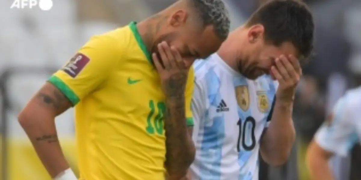 Brasil y Argentina no se pudo jugar porque autoridades entraron a la cancha para evitar que cuatro jugadores sigan actuando pues no habrían cumplido cuarentena al llegar de Inglaterra